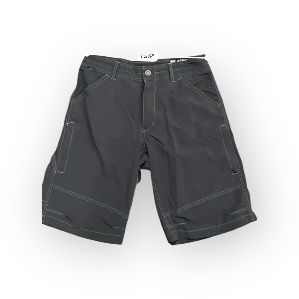 KÜHL Mens Renegade Dark Grey Active Shorts Contrast Stitching Sz 34​ - Picture 2 of 10